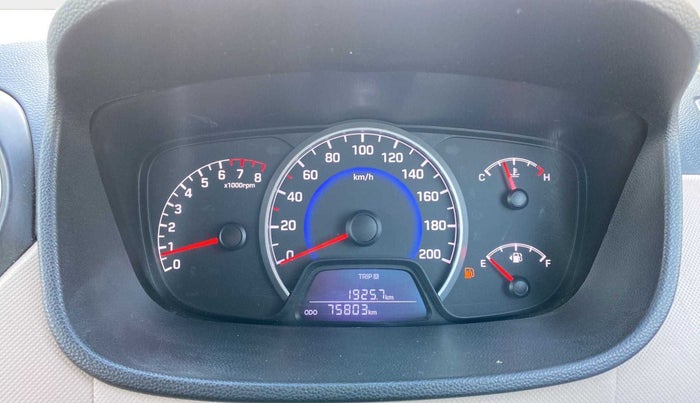 2017 Hyundai Grand i10 SPORTZ (O) 1.2 KAPPA VTVT, Petrol, Manual, 75,797 km, Odometer Image