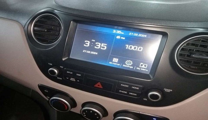 2017 Hyundai Grand i10 SPORTZ (O) 1.2 KAPPA VTVT, Petrol, Manual, 75,797 km, Infotainment system - Parking sensor not working