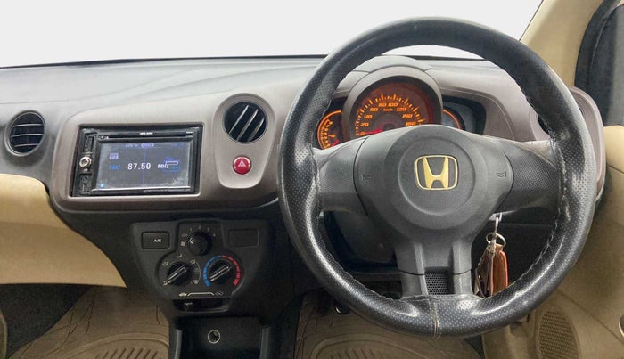 2013 Honda Amaze 1.2L I-VTEC EX, Petrol, Manual, 1,07,855 km, Steering Wheel Close Up
