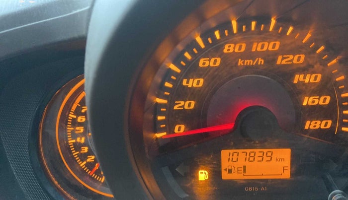 2013 Honda Amaze 1.2L I-VTEC EX, Petrol, Manual, 1,07,855 km, Odometer Image