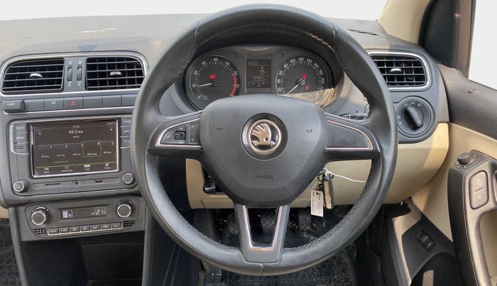 2019 Skoda Rapid AMBITION 1.6 MPI MT, Petrol, Manual, 27,463 km, Steering Wheel Close Up