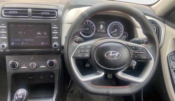 2022 Hyundai Creta EX 1.5 PETROL, Petrol, Manual, 14,934 km, Steering Wheel Close Up