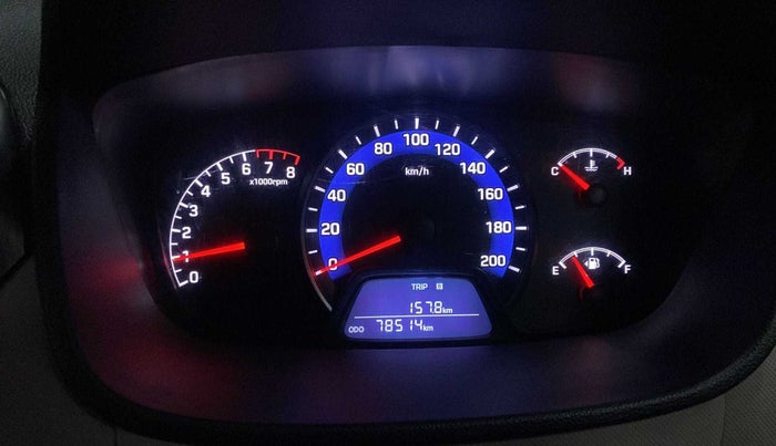 2015 Hyundai Xcent BASE 1.2, Petrol, Manual, 78,495 km, Odometer Image