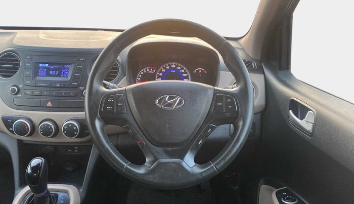 2016 Hyundai Grand i10 ASTA (O) AT 1.2 KAPPA VTVT, Petrol, Automatic, 30,971 km, Steering Wheel Close Up