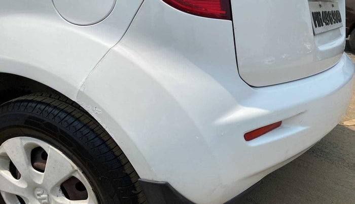 2014 Maruti Ritz VXI, Petrol, Manual, 58,218 km, Rear bumper - Minor scratches
