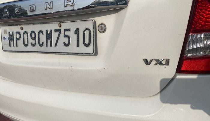 2013 Maruti Wagon R 1.0 VXI, Petrol, Manual, 80,241 km, Dicky (Boot door) - Slightly dented