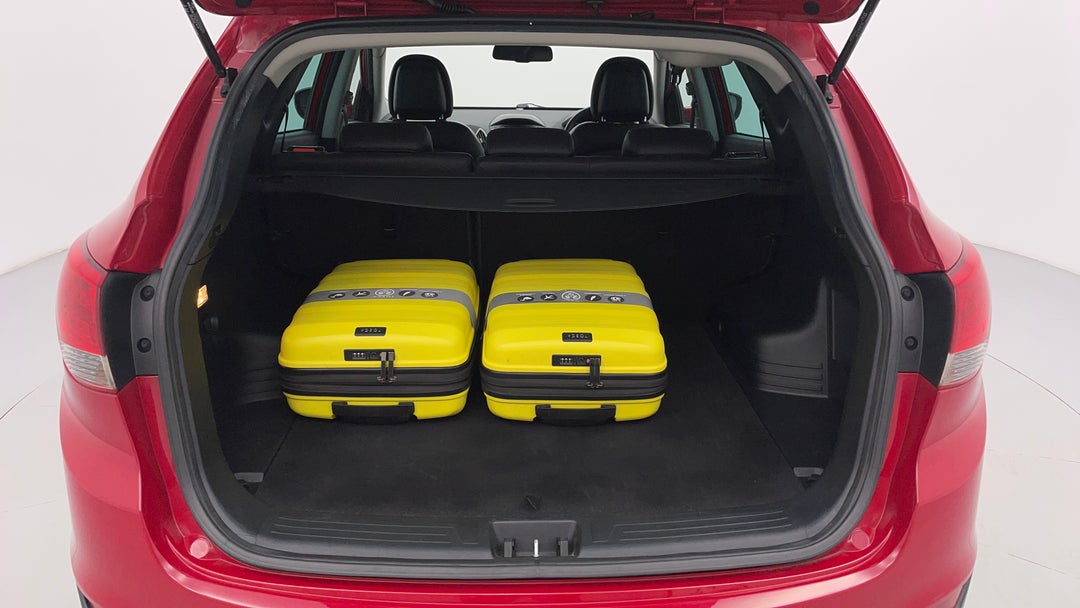 Boot Inside View with Luggage
