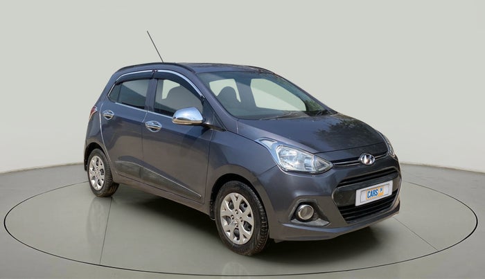 2015 Hyundai Grand i10 SPORTZ 1.2 KAPPA VTVT, Petrol, Manual, 40,491 km, Right Front Diagonal