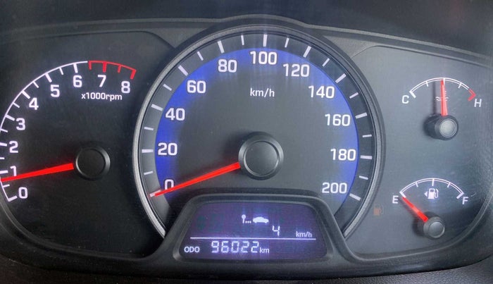 2014 Hyundai Xcent S 1.2, Petrol, Manual, 96,017 km, Odometer Image