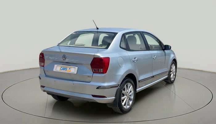 2017 Volkswagen Ameo HIGHLINE PLUS 1.5L AT 16 ALLOY, Diesel, Automatic, 53,914 km, Right Back Diagonal