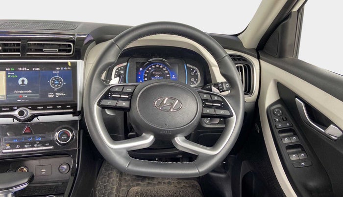 2023 Hyundai Creta SX (O) IVT 1.5 PETROL, Petrol, Automatic, 3,156 km, Steering Wheel Close Up