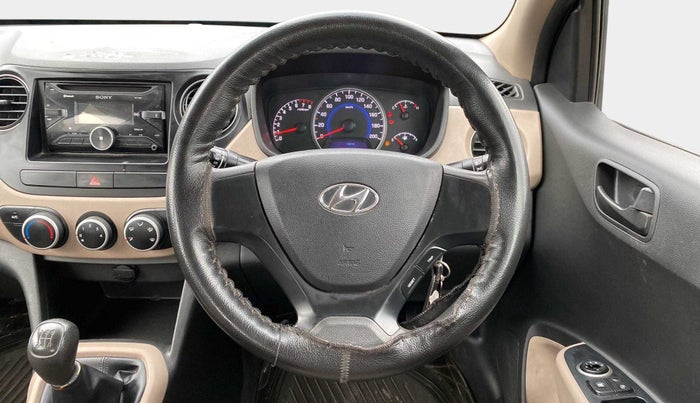 2017 Hyundai Grand i10 MAGNA 1.2 KAPPA VTVT, Petrol, Manual, 28,756 km, Steering Wheel Close Up