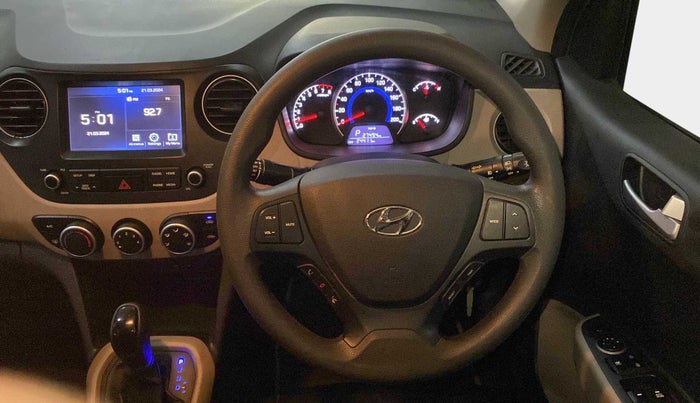 2018 Hyundai Grand i10 SPORTZ AT 1.2 KAPPA VTVT, Petrol, Automatic, 24,398 km, Steering Wheel Close Up