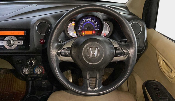 2015 Honda Amaze 1.5L I-DTEC S, Diesel, Manual, 90,852 km, Steering Wheel Close Up