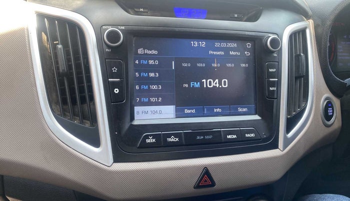 2018 Hyundai Creta SX (O) 1.6 DIESEL, Diesel, Manual, 83,220 km, Infotainment system - GPS Card not working/missing