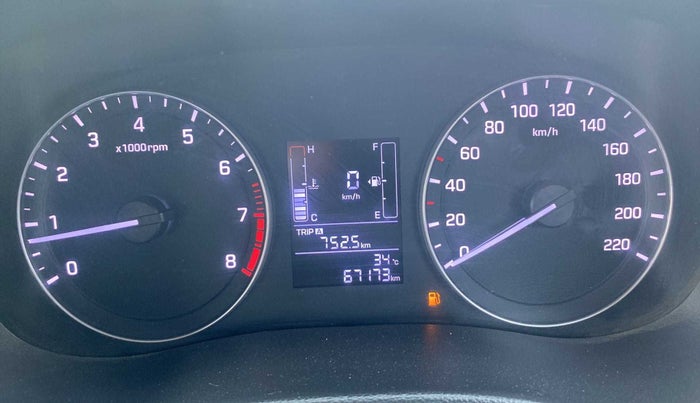 2018 Hyundai Creta E PLUS 1.6 PETROL, Petrol, Manual, 67,169 km, Odometer Image