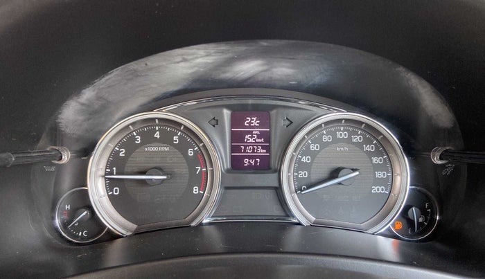 2015 Maruti Ciaz ZXI+, Petrol, Manual, 71,048 km, Odometer Image