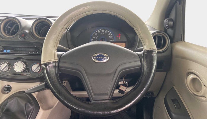 2016 Datsun Go Plus T, Petrol, Manual, 49,248 km, Steering Wheel Close Up