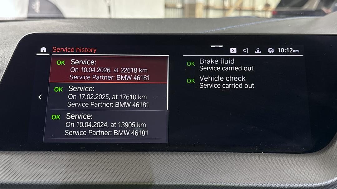 2021 BMW 1 18i M Sport, Automatic, 22734 km, Service History