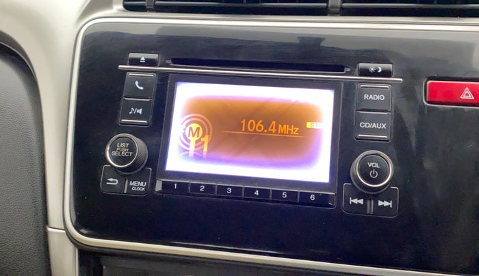2014 Honda City 1.5L I-VTEC VX, Petrol, Manual, 62,179 km, Infotainment system - Display has spot on screen