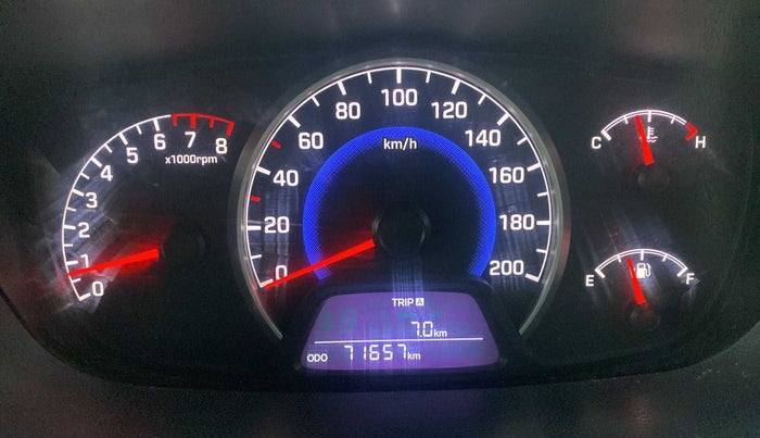 2017 Hyundai Grand i10 SPORTZ 1.2 KAPPA VTVT, Petrol, Manual, 71,650 km, Odometer Image