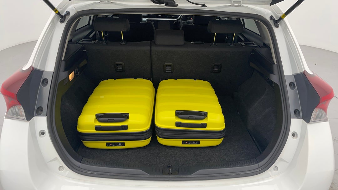 Boot Inside View with Luggage