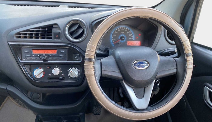 2018 Datsun Redi Go T (O), Petrol, Manual, 48,960 km, Steering Wheel Close Up