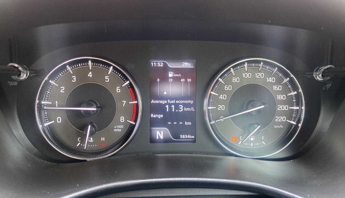 2023 Toyota Glanza V AMT, Petrol, Automatic, 5,827 km, Odometer Image