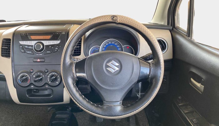 2018 Maruti Wagon R 1.0 VXI, Petrol, Manual, 85,899 km, Steering Wheel Close Up