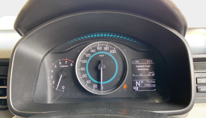2018 Maruti IGNIS ALPHA 1.2 AMT DUAL TONE, Petrol, Automatic, 74,649 km, Odometer Image