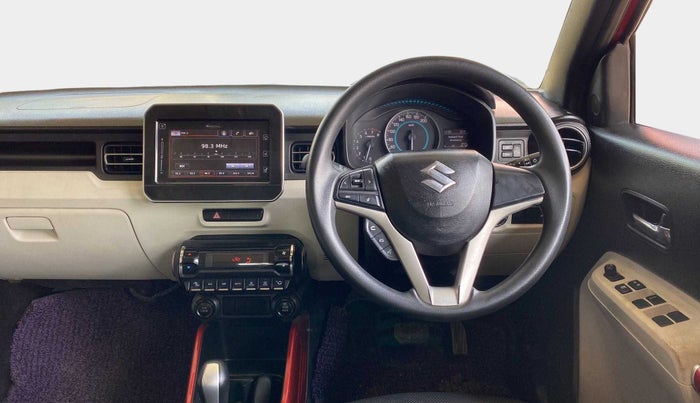 2018 Maruti IGNIS ALPHA 1.2 AMT DUAL TONE, Petrol, Automatic, 74,649 km, Steering Wheel Close Up