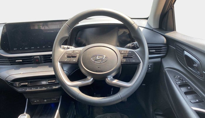 2023 Hyundai NEW I20 ASTA (O) 1.2 MT, Petrol, Manual, 6,286 km, Steering Wheel Close Up