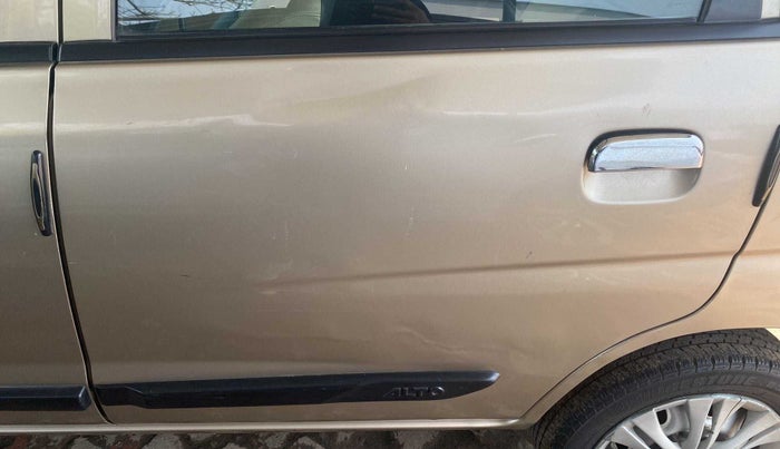 2012 Maruti Alto K10 LXI, Petrol, Manual, 21,053 km, Rear left door - Slightly dented