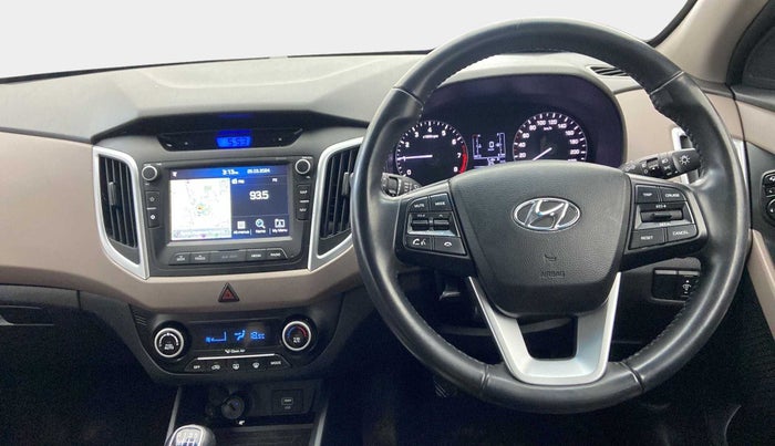 2018 Hyundai Creta SX 1.6 PETROL, Petrol, Manual, 53,315 km, Steering Wheel Close Up