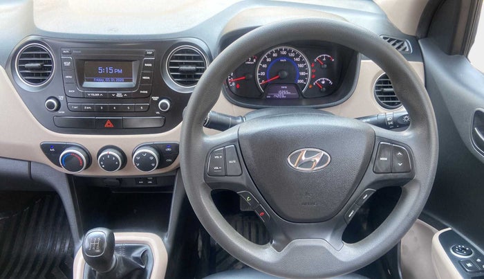 2019 Hyundai Grand i10 MAGNA 1.2 KAPPA VTVT, Petrol, Manual, 14,199 km, Steering Wheel Close Up