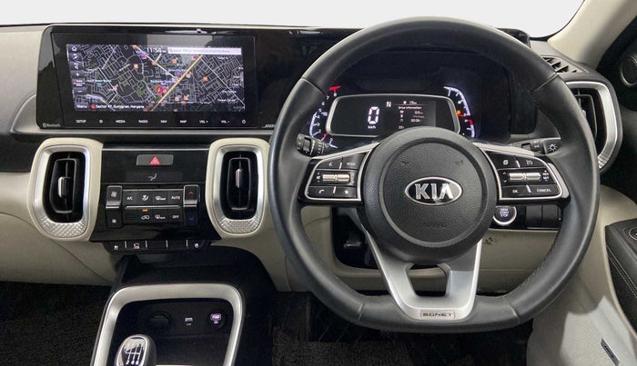 2021 KIA SONET HTX PLUS 1.0 IMT, Petrol, Manual, 16,385 km, Steering Wheel Close Up