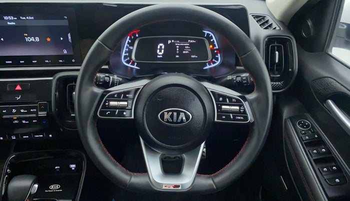 2020 KIA SONET GTX PLUS DCT 1.0, Petrol, Automatic, 7,381 km, Steering Wheel Close Up