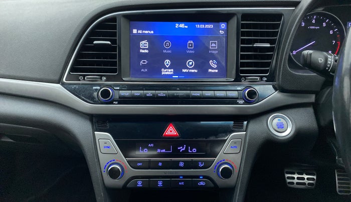 2017 Hyundai New Elantra 2.0 SX(O) AT PETROL, Petrol, Automatic, 51,916 km, Air Conditioner