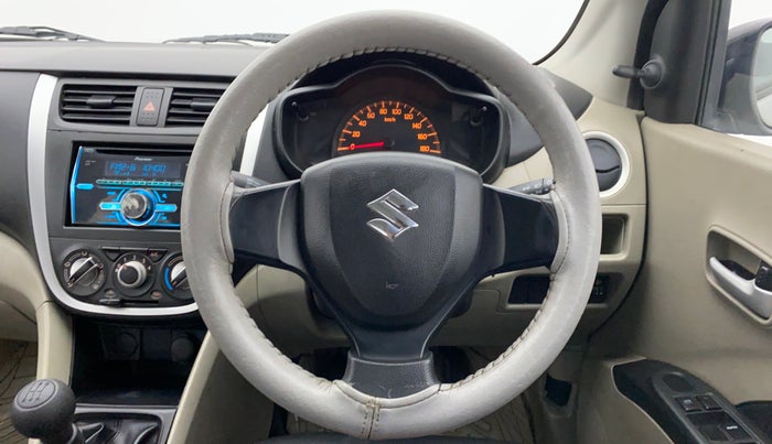 2015 Maruti Celerio VXI d, Petrol, Manual, 1,02,472 km, Steering Wheel Close-up