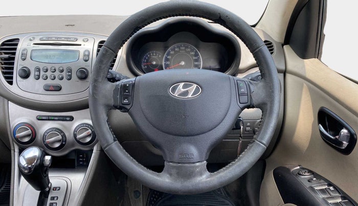 2013 Hyundai i10 ASTA 1.2 AT SUNROOF, Petrol, Automatic, 44,780 km, Steering Wheel Close Up