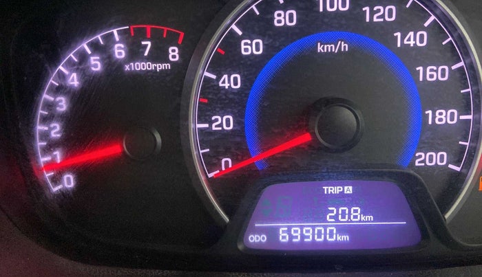 2016 Hyundai Grand i10 ASTA (O) 1.2 KAPPA VTVT, CNG, Manual, 69,965 km, Odometer Image