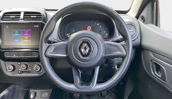 2021 Renault Kwid RXT 1.0 (O), Petrol, Manual, 13,749 km, Steering Wheel Close Up