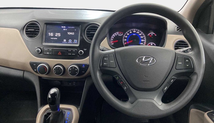 2018 Hyundai Grand i10 SPORTZ (O) AT 1.2 KAPPA VTVT, Petrol, Automatic, 28,334 km, Steering Wheel Close Up