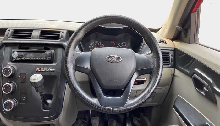 2017 Mahindra Kuv100 K2 PLUS D 6 STR, Diesel, Manual, 86,565 km, Steering Wheel Close Up