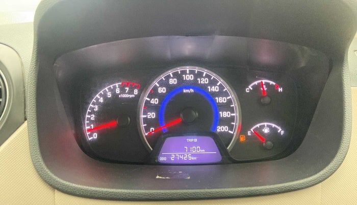 2017 Hyundai Grand i10 SPORTZ (O) 1.2 KAPPA VTVT, Petrol, Manual, 27,400 km, Odometer Image