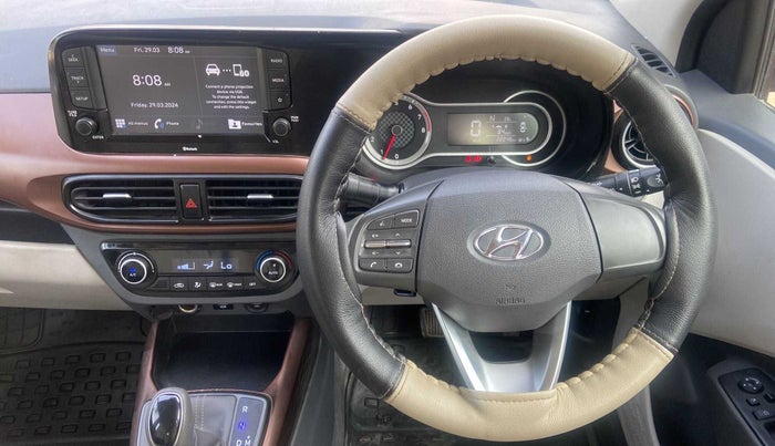 2020 Hyundai AURA SX PLUS 1.2 AMT, Petrol, Automatic, 22,247 km, Steering Wheel Close Up