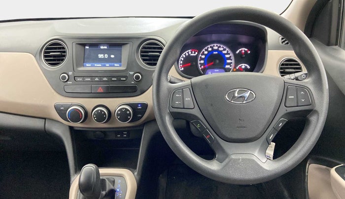 2019 Hyundai Grand i10 MAGNA AT 1.2 KAPPA VTVT, Petrol, Automatic, 15,444 km, Steering Wheel Close Up