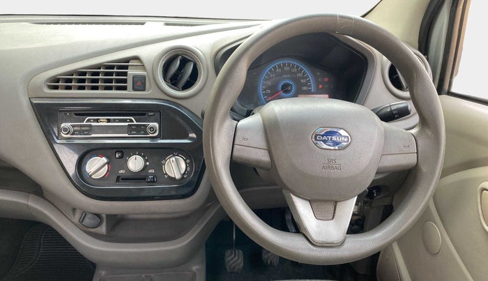 2017 Datsun Redi Go S, Petrol, Manual, 57,092 km, Steering Wheel Close Up