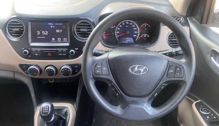 2018 Hyundai Grand i10 SPORTZ 1.2 KAPPA VTVT, Petrol, Manual, 43,237 km, Steering Wheel Close Up