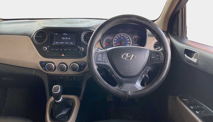 2017 Hyundai Grand i10 SPORTZ 1.2 KAPPA VTVT, Petrol, Manual, 22,688 km, Steering Wheel Close Up